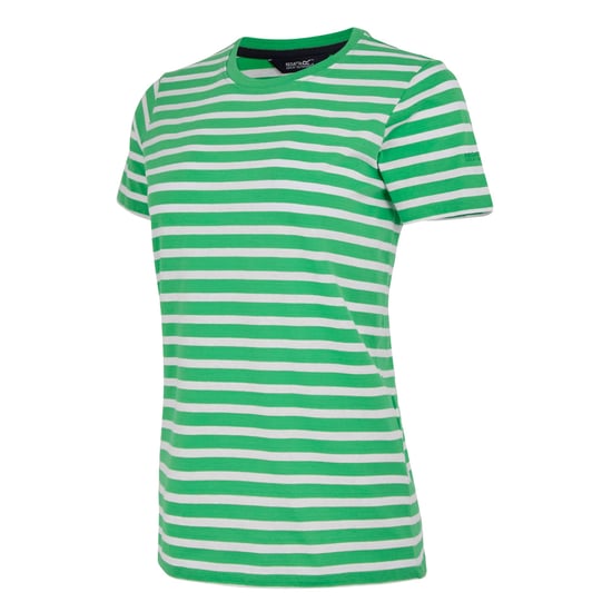 Regatta Womens/Ladies Bayletta Striped T-Shirt (Island Green/White) - Image 3