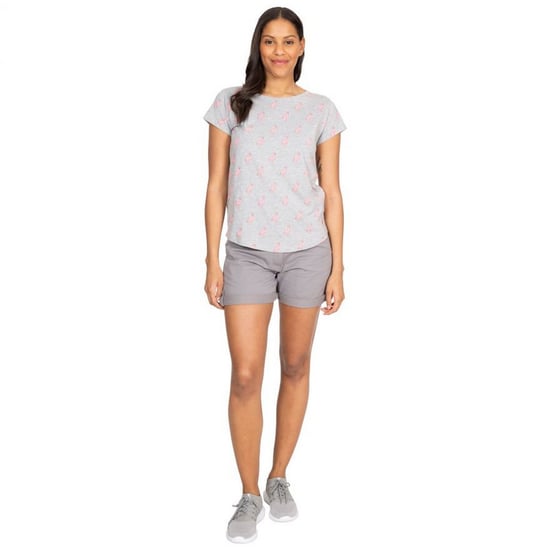 Trespass Womens Carolyn Short Sleeved Patterned T Shirt (Grey) - Image 6