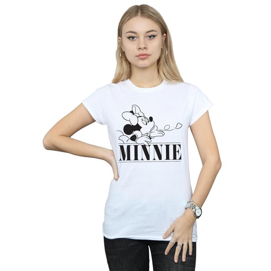 Disney Womens/Ladies Minnie Mouse Kiss Cotton T-Shirt (White) - Image 2