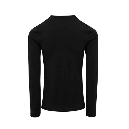 Premier Womens/Ladies Long John Roll Sleeve T-Shirt (Black) - Image 2