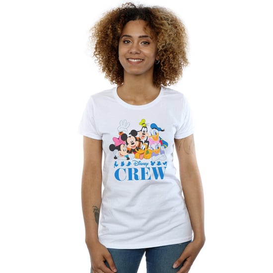Disney Womens/Ladies Mickey Mouse Disney Friends Cotton T-Shirt (White) - Image 2