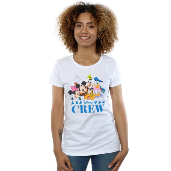 Disney Womens/Ladies Mickey Mouse Disney Friends Cotton T-Shirt (White) - Image 3