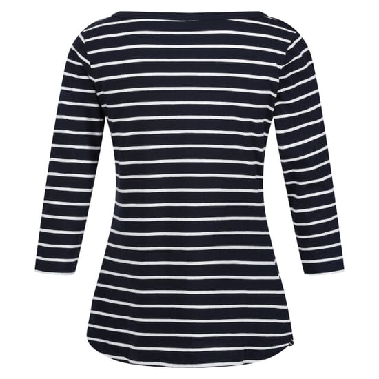 Regatta Womens/Ladies Bayletta 3/4 Sleeve Top (Navy/White) - Image 4