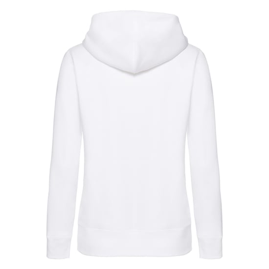 Fruit of the Loom Womens/Ladies Premium Sweat Hoodie (White) - Image 2