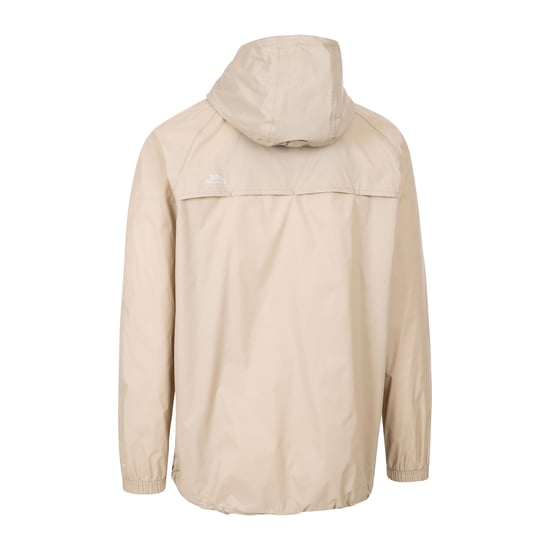Trespass Adults Unisex Qikpac Packaway Waterproof Jacket (Oatmilk) - Image 2
