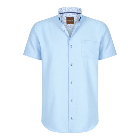 Cappuccino Italia Camisas Manga Corta Azul Celeste - Image 1