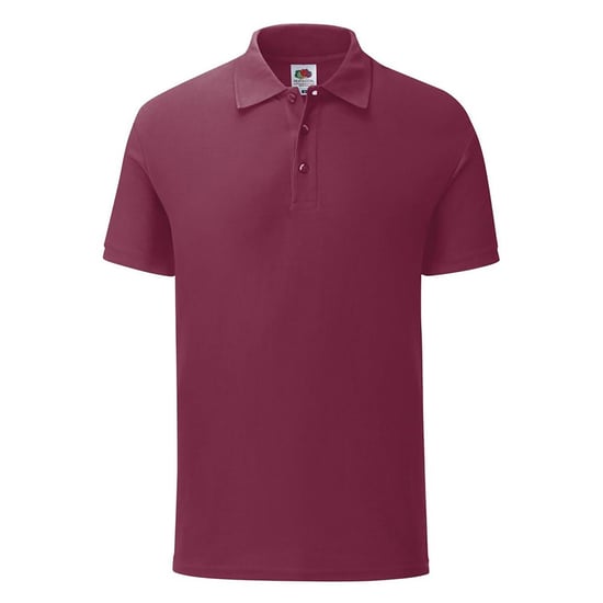 Fruit of the Loom Mens Tailored Polo Shirt (Burgundy) - Image 1