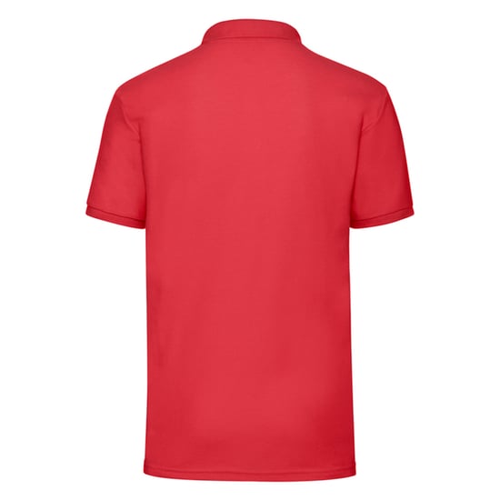 Fruit of the Loom Mens 65/35 Pique Polo Shirt (Red) - Image 2