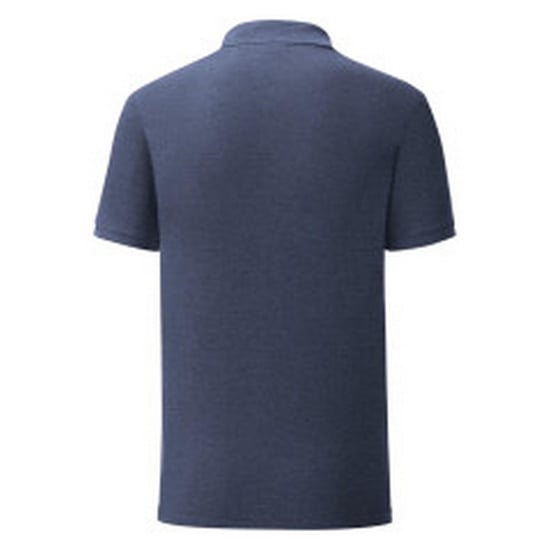 Fruit Of The Loom Mens Iconic Polo Shirt (Heather Navy) - Image 2