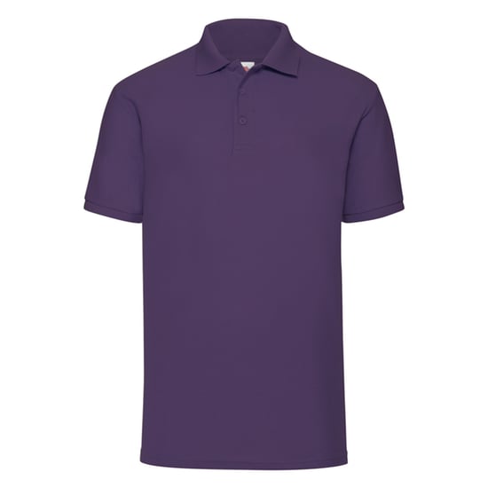 Fruit of the Loom Mens 65/35 Pique Polo Shirt (Royal Blue) - Image 3