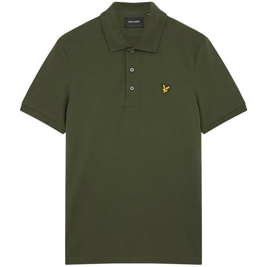 Lyle & Scott Polo SS Plain Polo Shirt Verde - Image 3