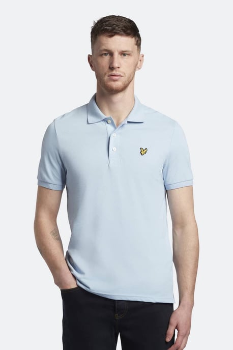 Lyle & Scott Polo SS Plain Polo Shirt Azul - Image 2