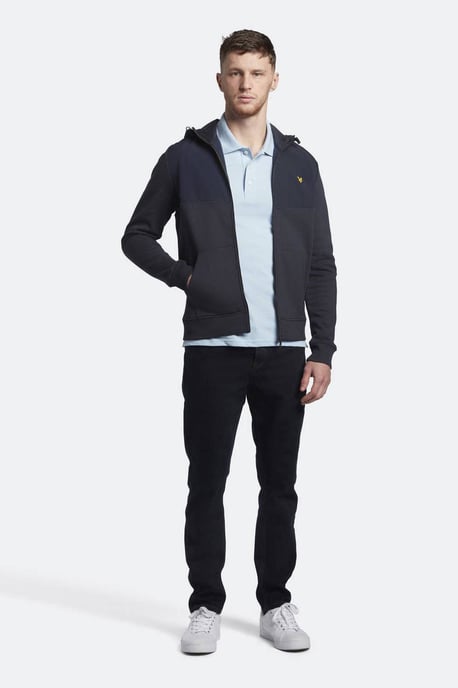 Lyle & Scott Polo SS Plain Polo Shirt Azul - Image 3