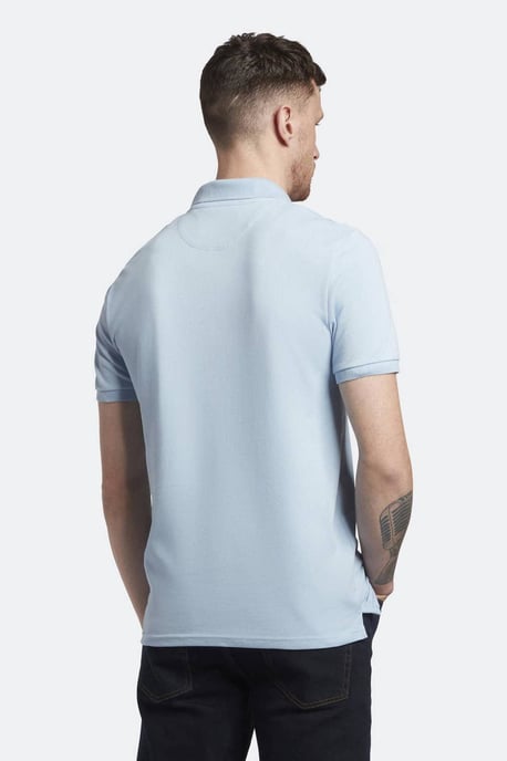 Lyle & Scott Polo SS Plain Polo Shirt Azul - Image 4