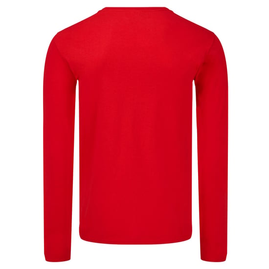 Fruit of the Loom Unisex Adult Iconic Long-Sleeved T-Shirt (Red) - Image 2