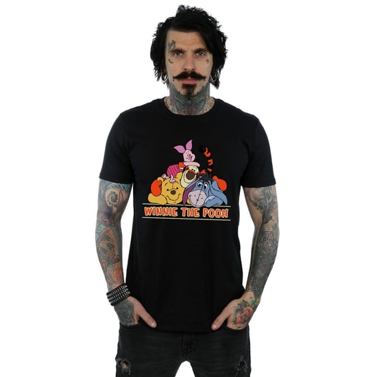 Disney Mens Winnie The Pooh Group T-Shirt (Black) - Image 2