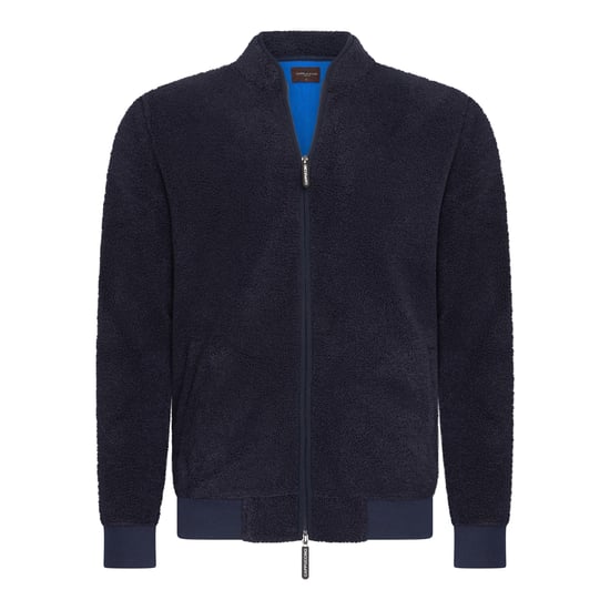 Cappuccino Italia Sweaters Sherpa Fleece Cardigan Azul - Image 2
