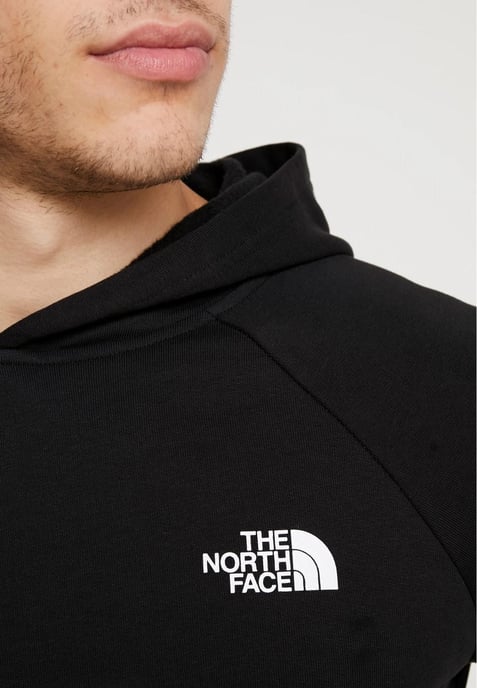 Sudadera con capucha The North Face Mens Reglan Red Box en negro - Image 3