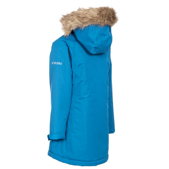 Trespass Childrens Girls Fame Waterproof Parka Jacket (Cosmic Blue) - Image 2