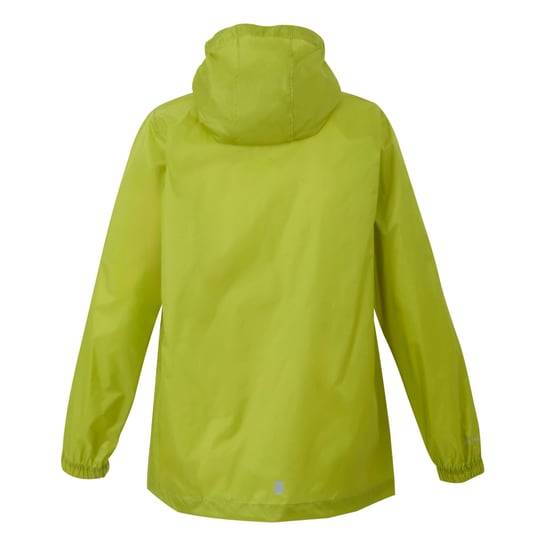 Regatta Great Outdoors Childrens/Kids Pack It Jacket III Waterproof Packaway Black (Grenoble Green) - Image 2