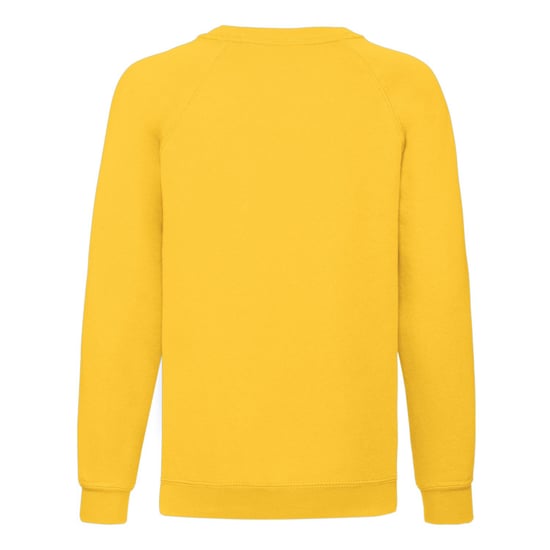 Fruit of the Loom Childrens/Kids Classic Raglan Sweatshirt (Sunflower) - Image 2