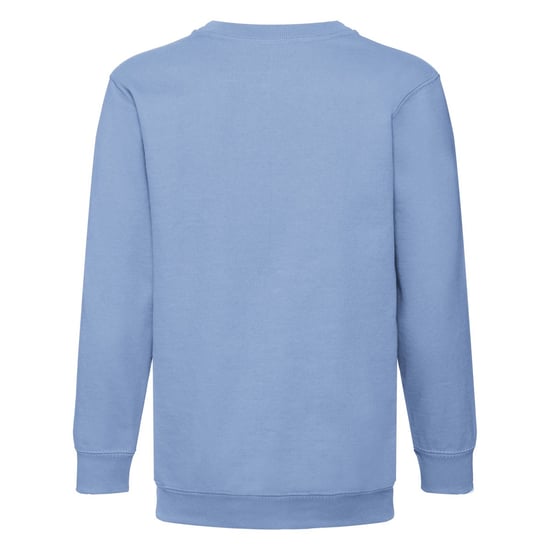 Fruit of the Loom Childrens/Kids Classic Set-in Sweatshirt (Sky Blue) - Image 2