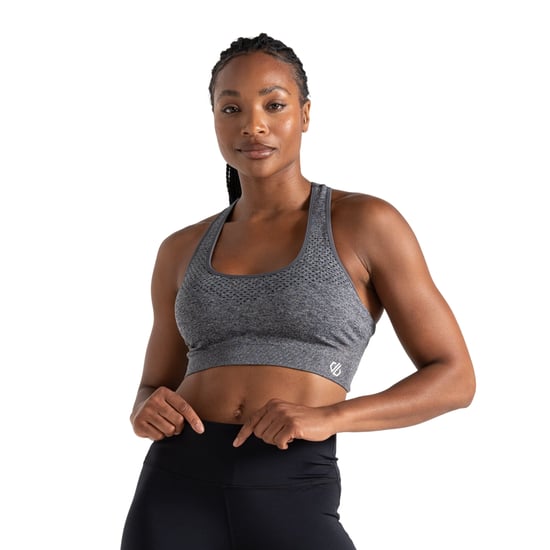 Dare 2B Womens/Ladies Dont Sweat It II Sports Bra (Ebony Grey) - Image 1