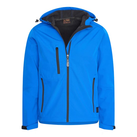 Cappuccino Italia Outdoor Chaqueta Softshell Capucha Azul Real - Image 1