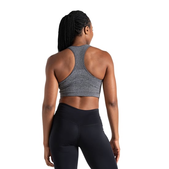 Dare 2B Womens/Ladies Dont Sweat It II Sports Bra (Ebony Grey) - Image 2