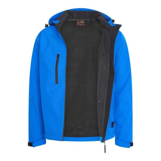 Cappuccino Italia Outdoor Chaqueta Softshell Capucha Azul Real - Image 2