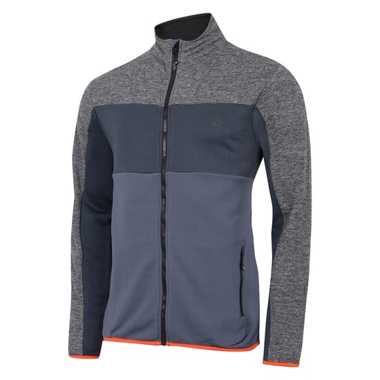 Dare 2B Mens Venture Fleece Jacket (Charcoal Grey/Black Marl) - Image 3