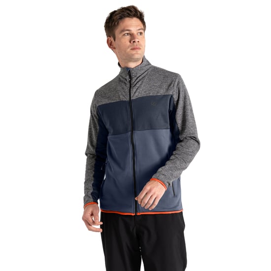 Dare 2B Mens Venture Fleece Jacket (Charcoal Grey/Black Marl) - Image 4