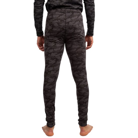 Trespass Mens Derren Camo Base Layer Bottoms (Dark Grey) - Image 2