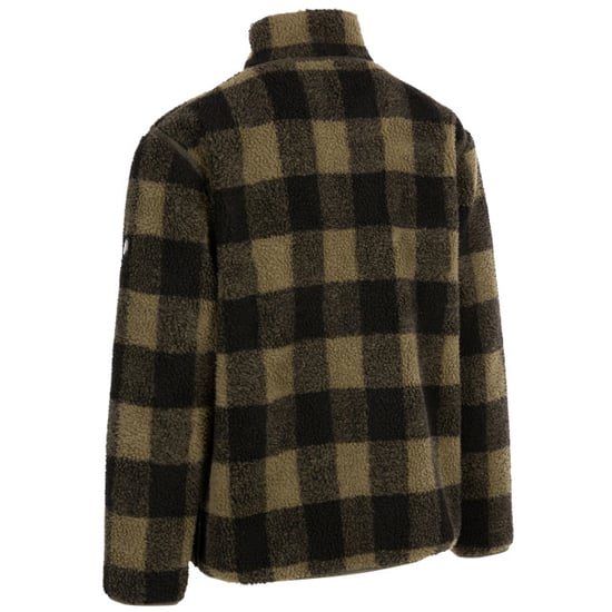 Trespass Mens Tatsfield Fleece Jacket (Dark Vine) - Image 3