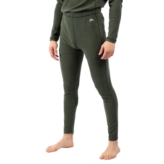 Trespass Mens Kirk Base Layer Bottoms (Ivy/Black) - Image 3