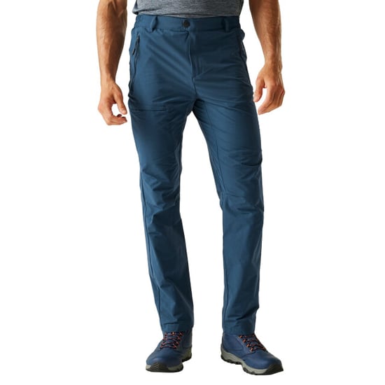 Regatta Mens Highton II Hiking Trousers (Moonlight Denim) - Image 4