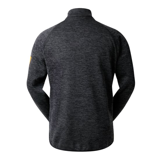 Dare 2B Mens Torrek Fleece Top (Black/Desert Sun) - Image 2