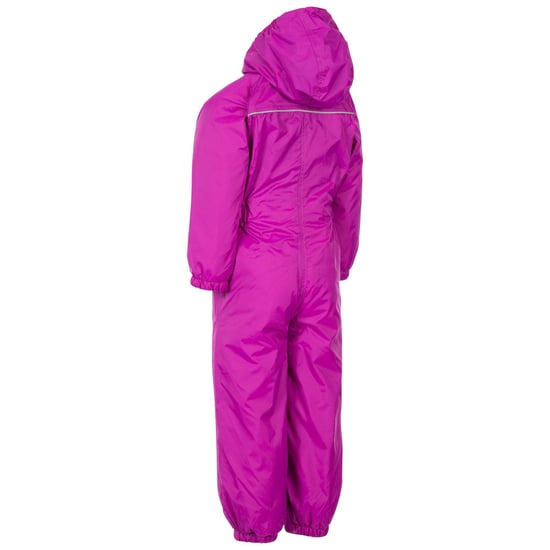 Trespass Kids Unisex Dripdrop Padded Waterproof Rain Suit (Purple Orchid) - Image 2