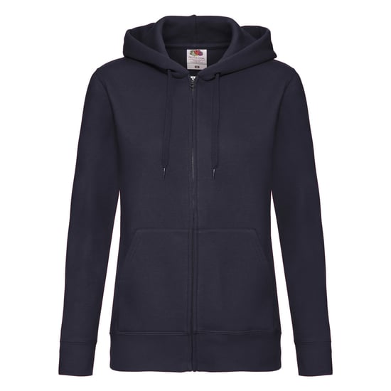 Fruit of the Loom Womens/Ladies Premium Sweat Jacket (Deep Navy) - Image 1
