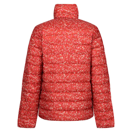 Regatta Womens/Ladies Orla Kiely Berry Bubble Baffled Padded Jacket (Red) - Image 2