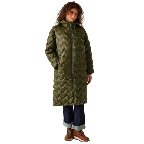 Regatta Womens/Ladies Cambrie II Quilted Jacket (Dark Khaki) - Image 3