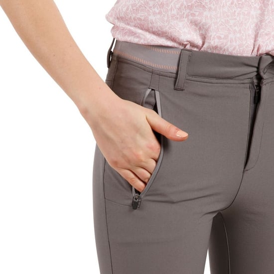Trespass Womens/Ladies Grateful 3/4 Shorts (Storm Grey) - Image 4