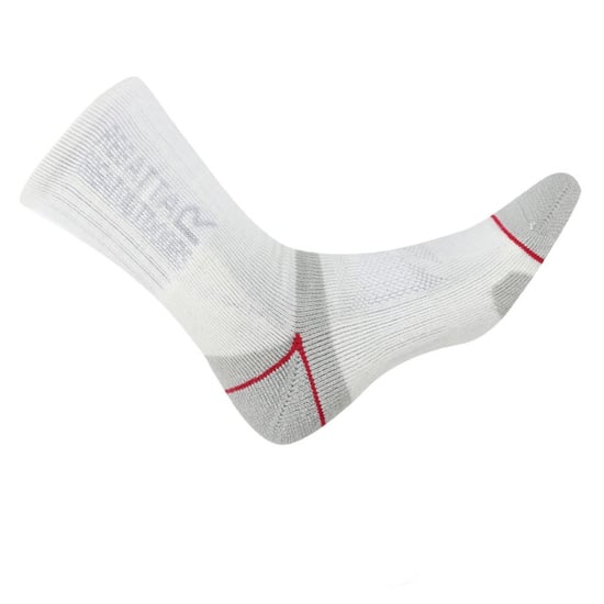 Regatta Womens/Ladies Blister Protection II Boot Socks (Light Steel/White) - Image 4