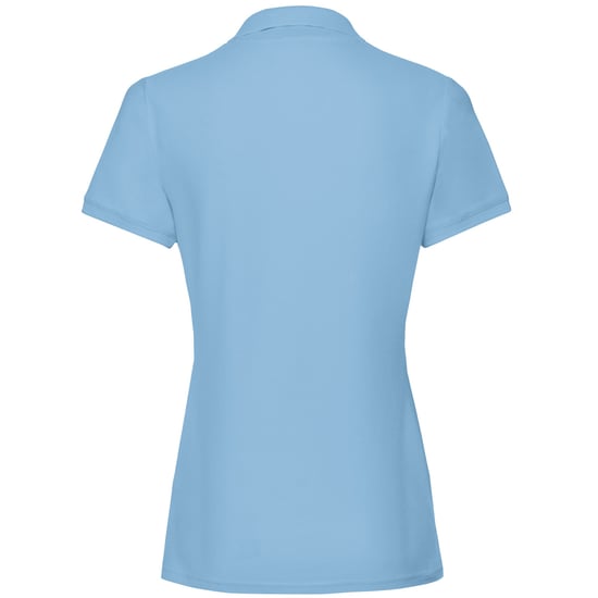 Fruit of the Loom Womens/Ladies Premium Polo Shirt (Sky Blue) - Image 2