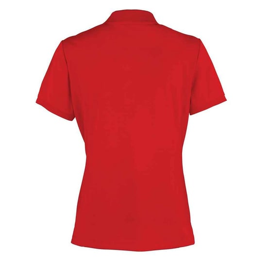 Premier Womens/Ladies Coolchecker Polo Shirt (Red) - Image 2