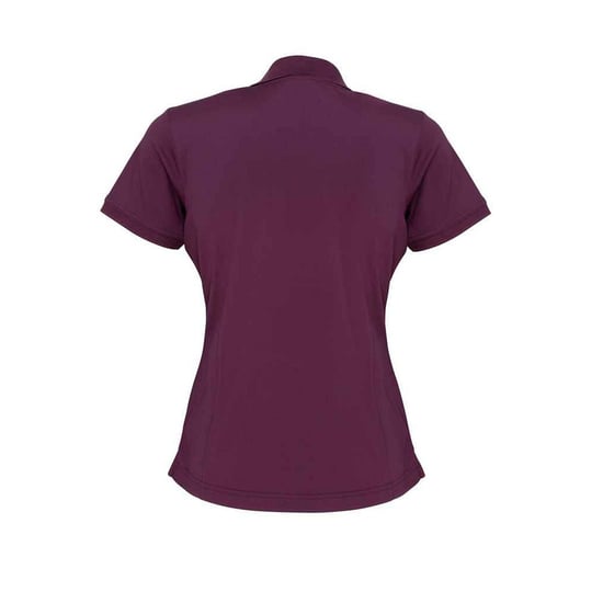 Premier Womens/Ladies Coolchecker Polo Shirt (Aubergine) - Image 2