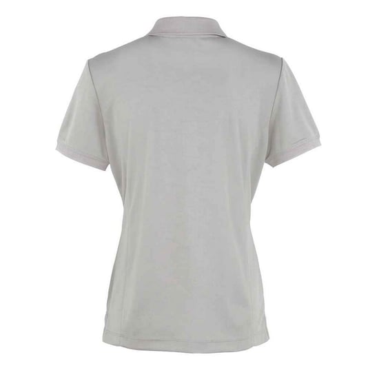 Premier Womens/Ladies Coolchecker Polo Shirt (Silver) - Image 2
