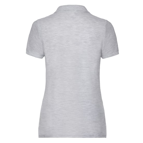 Fruit of the Loom Womens/Ladies Polo Shirt (Heather Grey) - Image 2