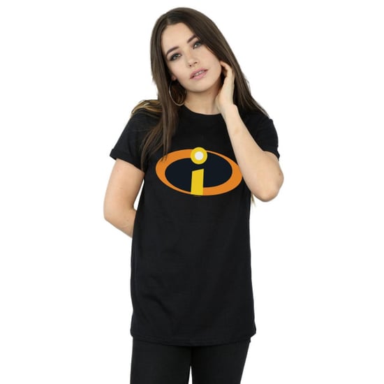 Disney Womens/Ladies The Incredibles Costume Logo Cotton Boyfriend T-Shirt (Black) - Image 3