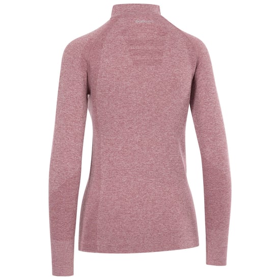 Trespass Womens/Ladies Pelina Half Zip Long-Sleeved Active Top (Rose Tone) - Image 2
